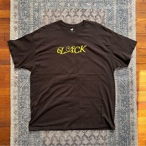 6LACK Official Since I Have A Lover Brown Sun and Moon T-Shirt Size XXL